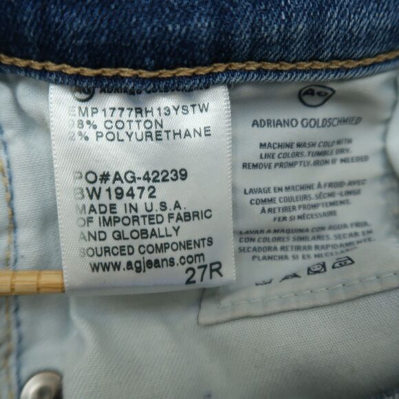 Adriano Goldschmied AG Women's 27R High-Rise Farrah Skinny Ankle 28.5" Inseam - Picture 7 of 16